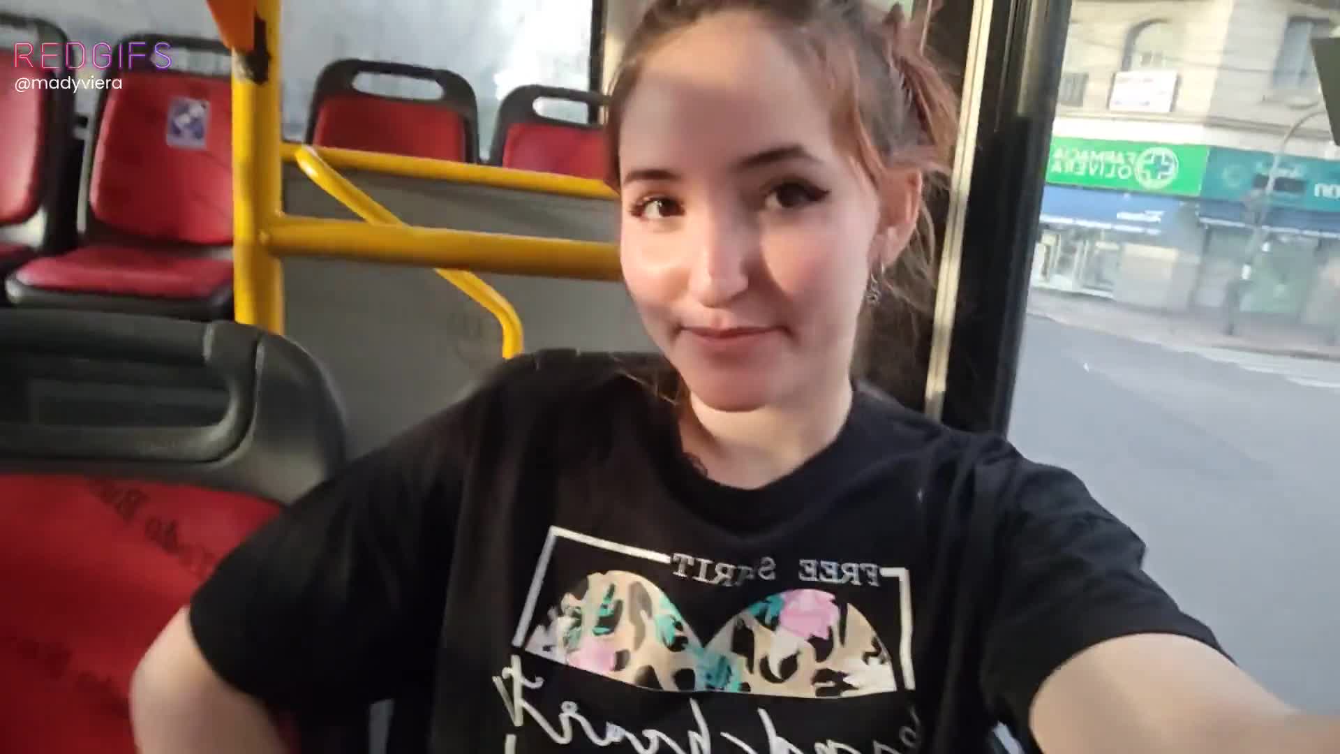 the handsome bus driver saw me and I don't regret it
