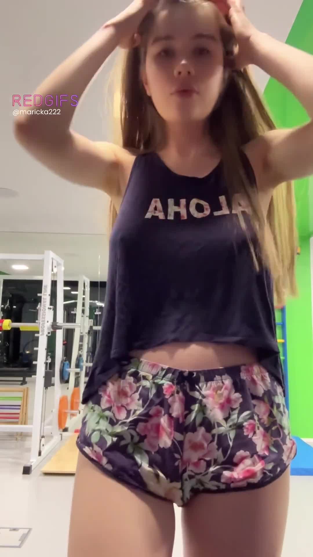 it's more comfortable to work out without a bra
