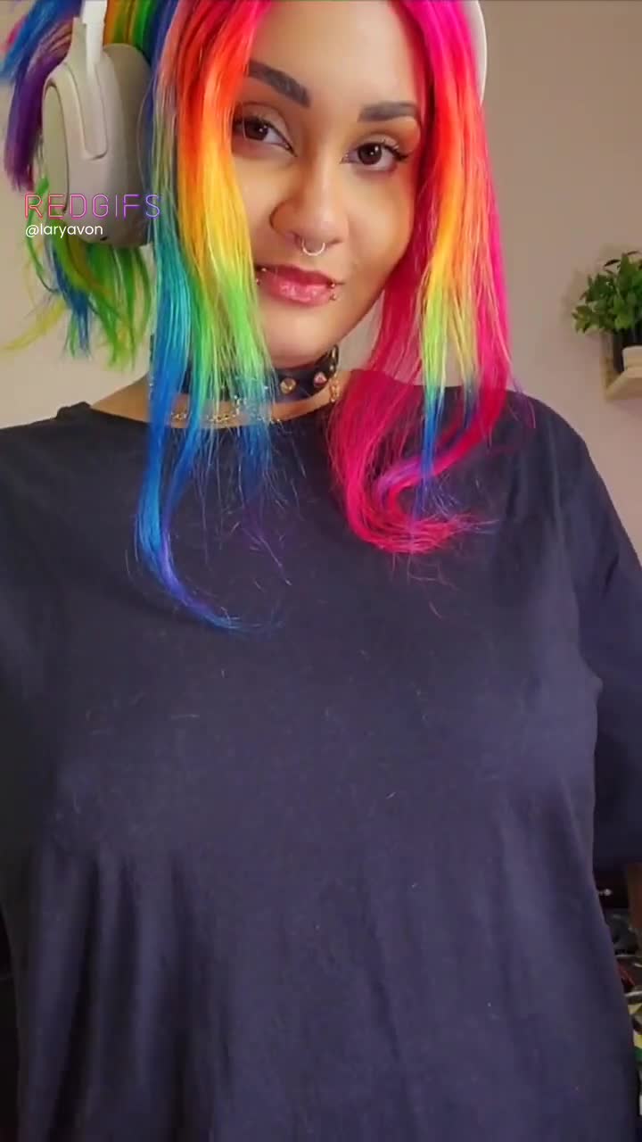 At the end of the rainbow… my tits are waiting for you