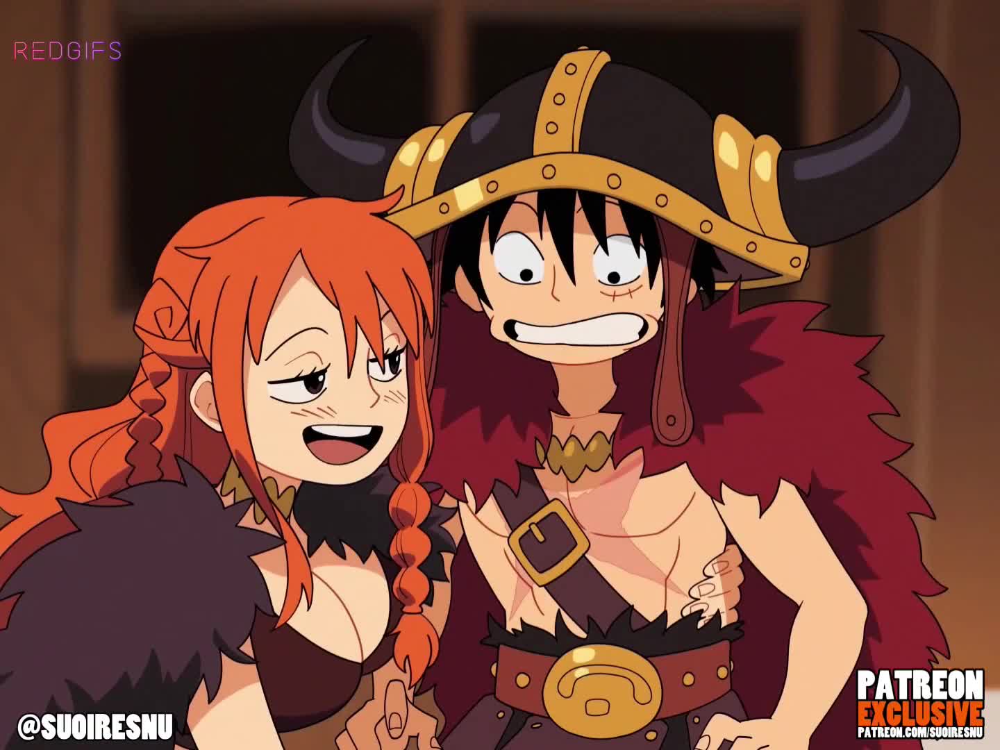 Testing Luffy's Skill In The Bed (Artist: suoiresnu)