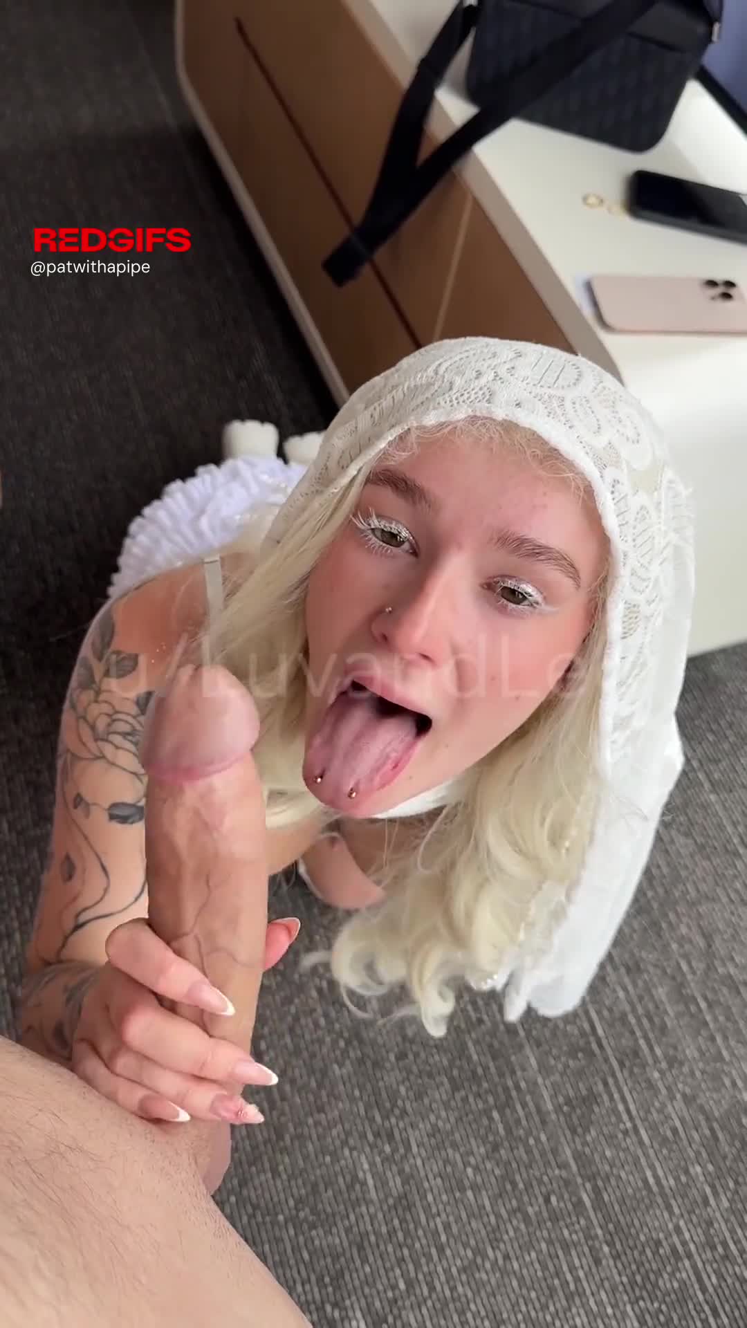 Smacking that monster on her tongue (OC)